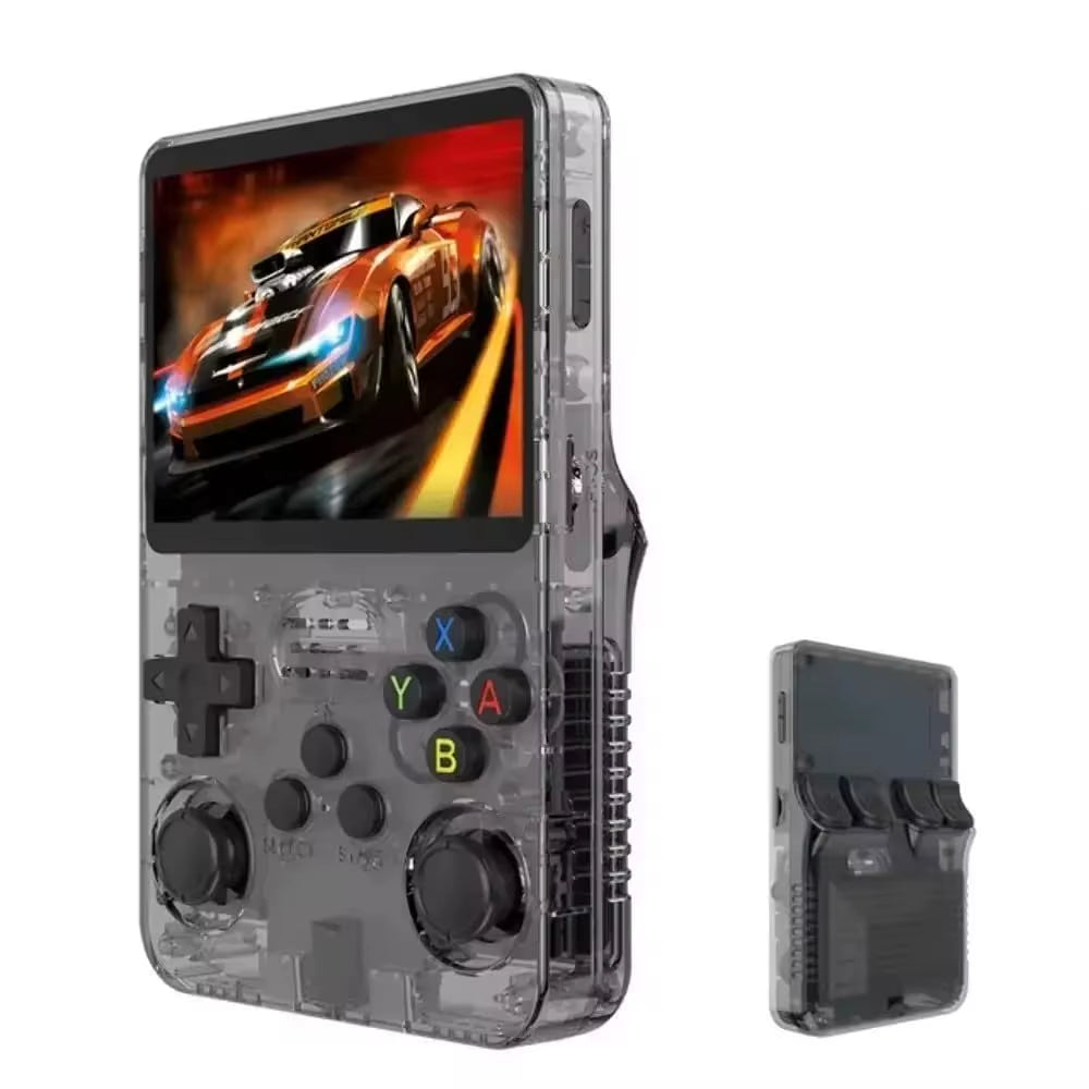 R36S Retro Handheld Game Console Liunx 3.5-Inch IPS Screen Built in 64G 20000 Classical Games Portable Game Console Holiday Gift